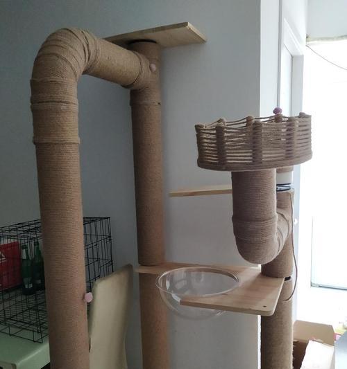 自制猫爬架教程（用最简单的材料，打造完美的猫咪玩具）