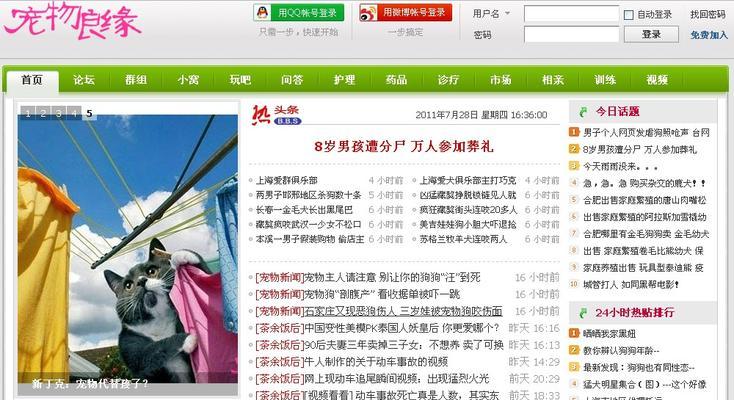 探索网上宠物平台的新潮流（揭秘宠物生活的数字化）